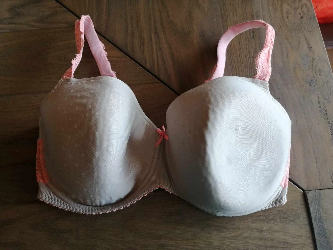 bh ecru/laranja prima donna – tamanho eu 80f / fr 95f – photo 2